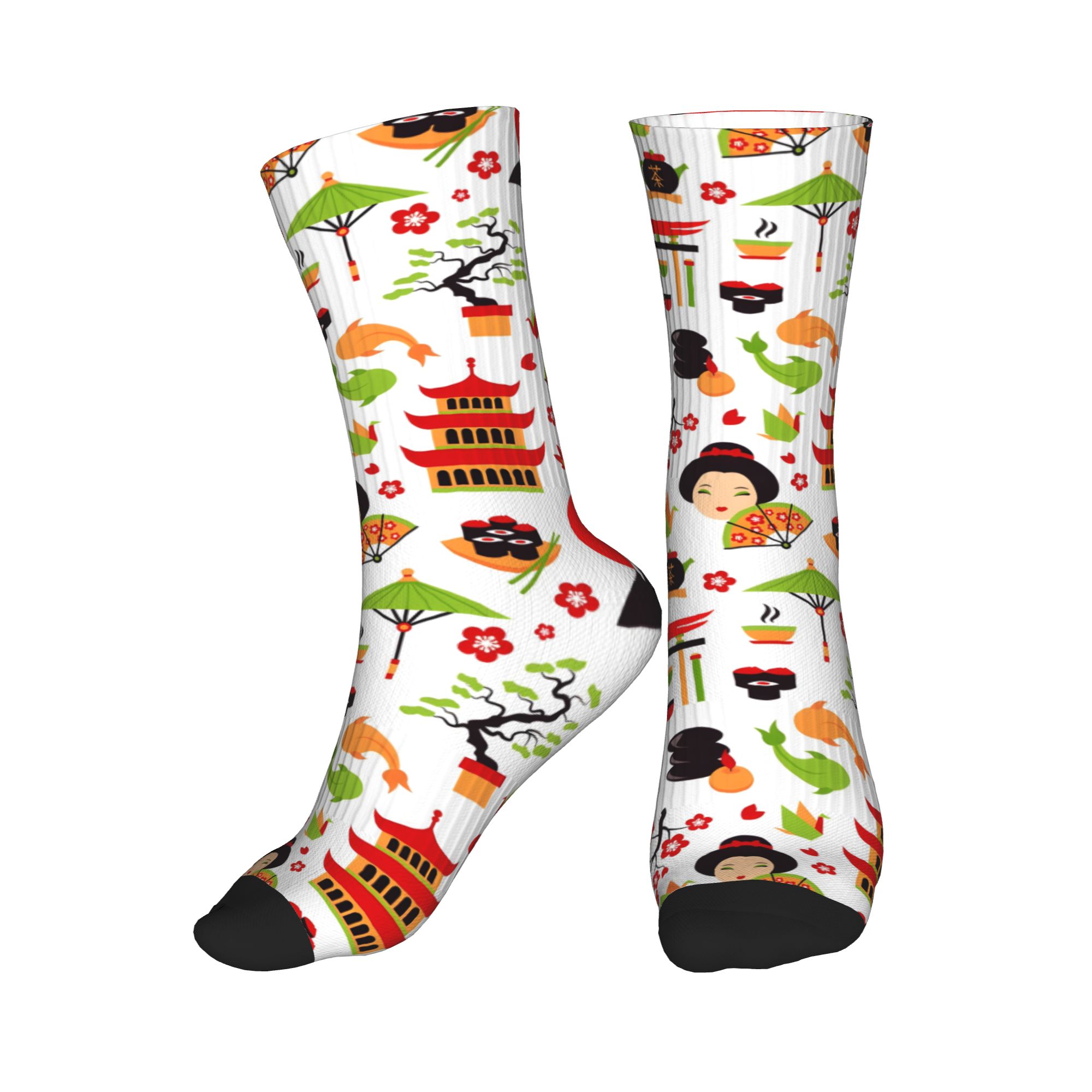 Cool Men's White Japanese Geis - Dress Sock Men 评论和价格