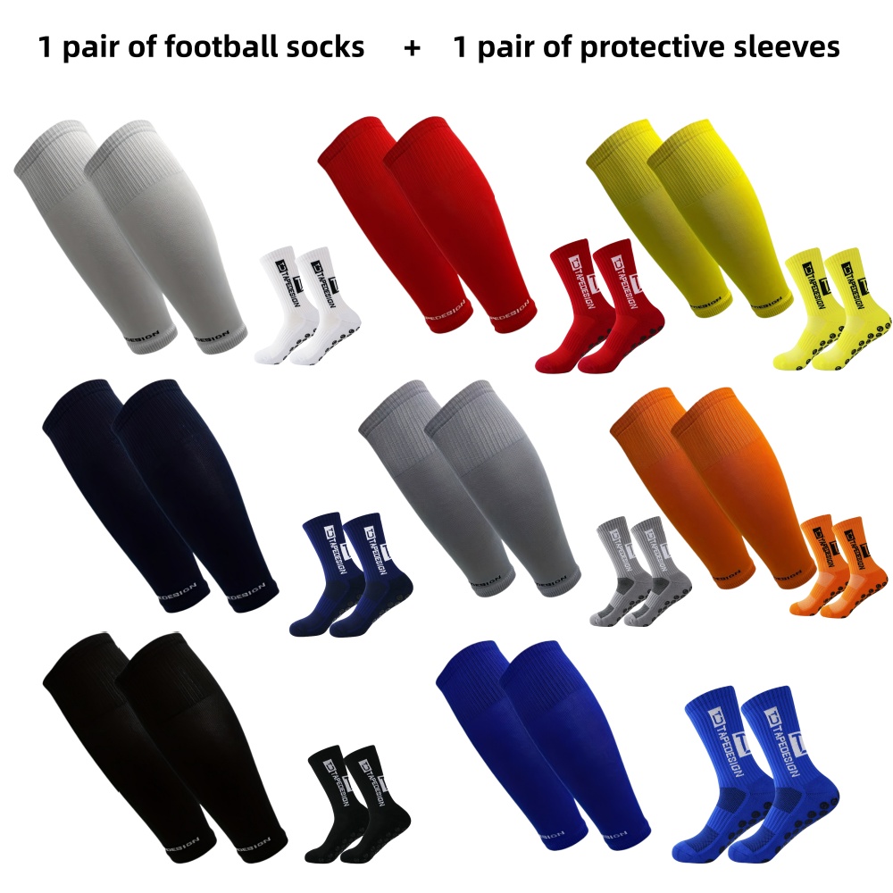 1 pair of football socks+1 pai - Compression Sleeve Calf 评论和价格