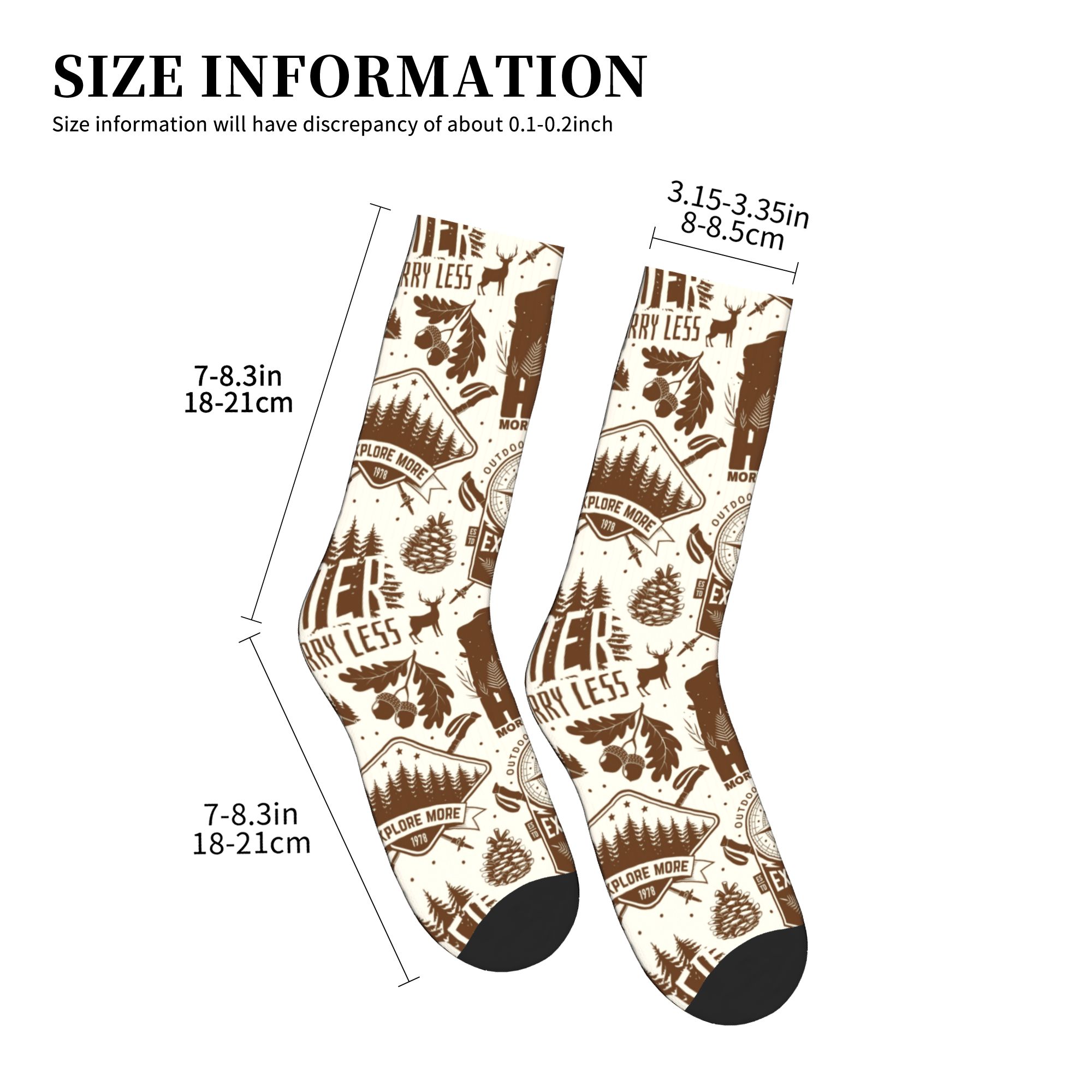 Cool Men's Vintage Brown Hike  - Dress Sock Men 评论和价格