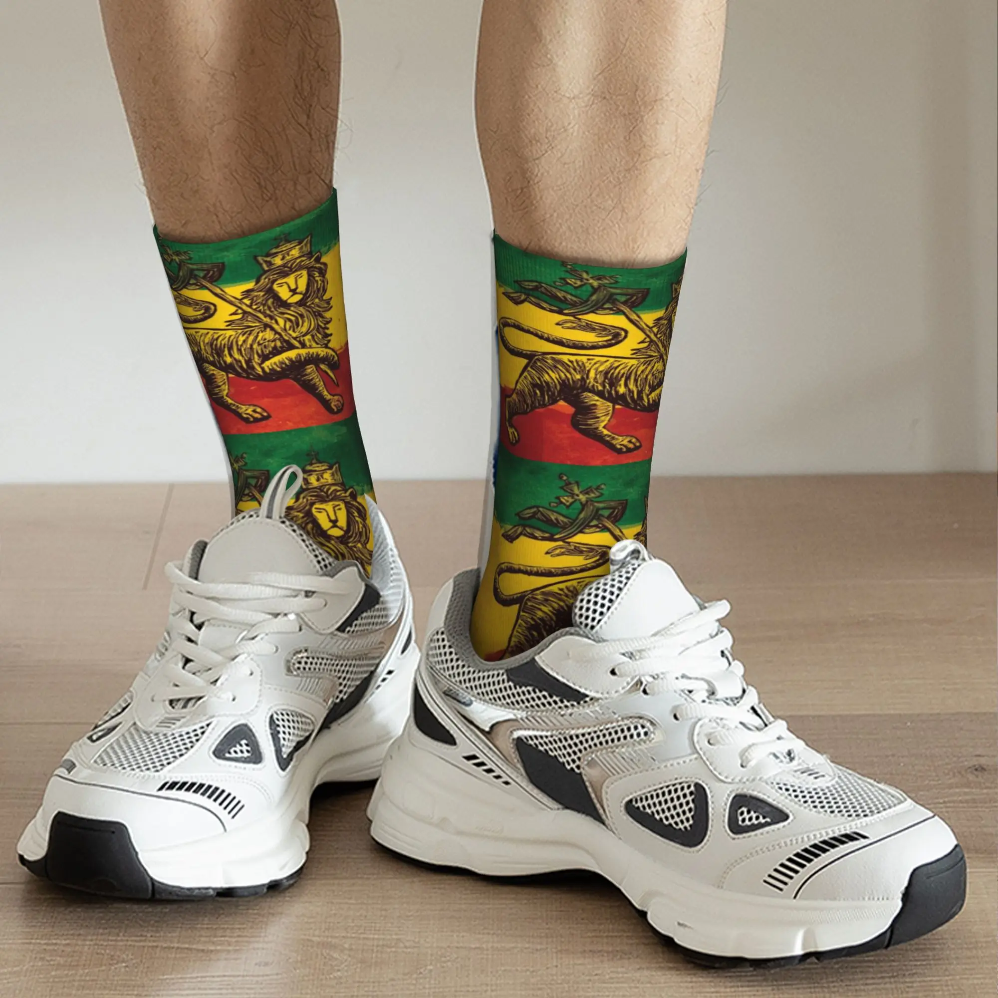 Custom Rasta Flag Lion of juda - Dress Sock Men 评论和价格